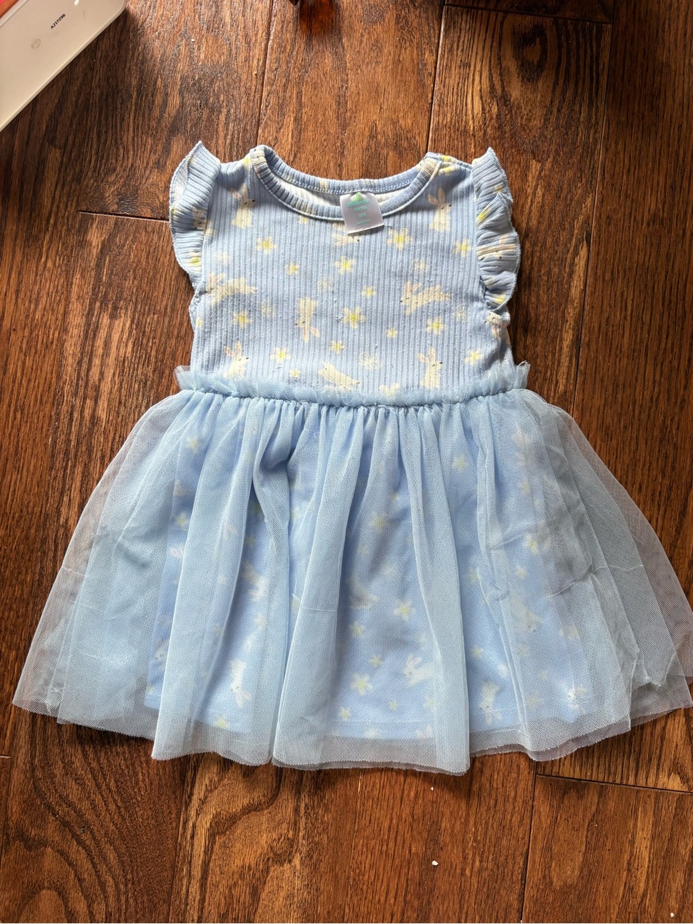 Baby blue dress
